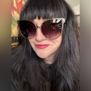 Wide fashion uv sunglasses